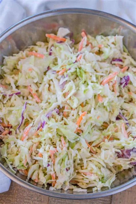 Easy Cole Slaw Made In Just 5 Minutes With The Perfect Homemade