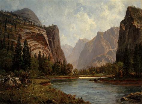 Albert Bierstadt Gates Of The Yosemite Yosemite Art Landscape
