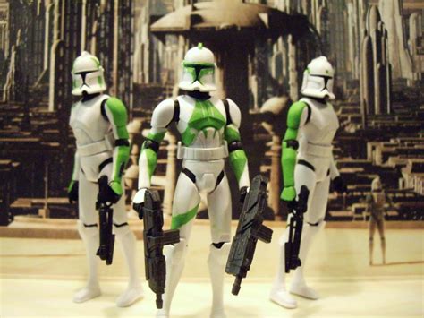 Customs For The Kid Green Clone Troopers