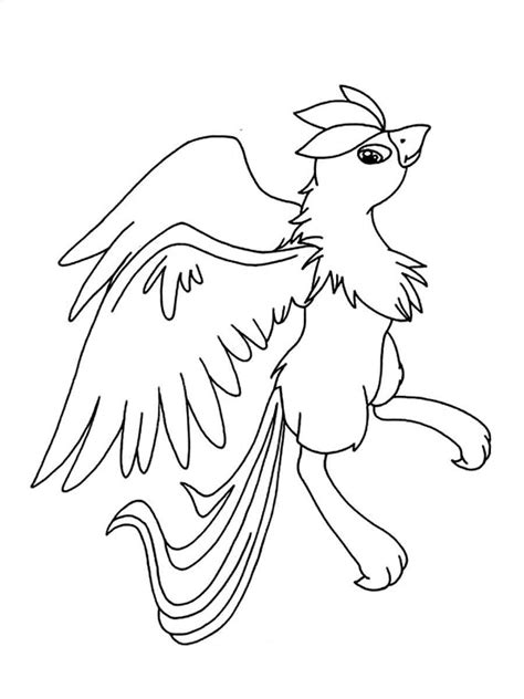 Pokemon Articuno Coloring Pages Free Printable