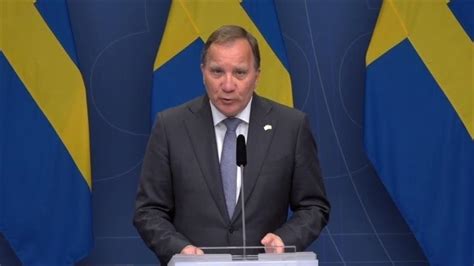 sweden resignation of prime minister stefan lofven
