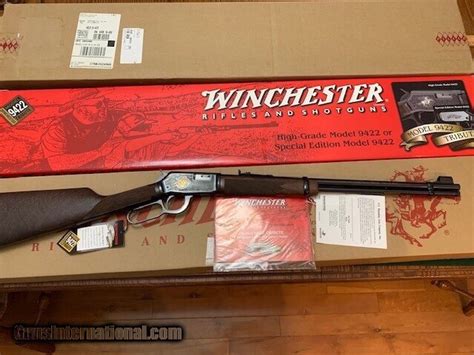 Winchester 9422 22 Lr Final Tribute Traditional Gold Horse Rider