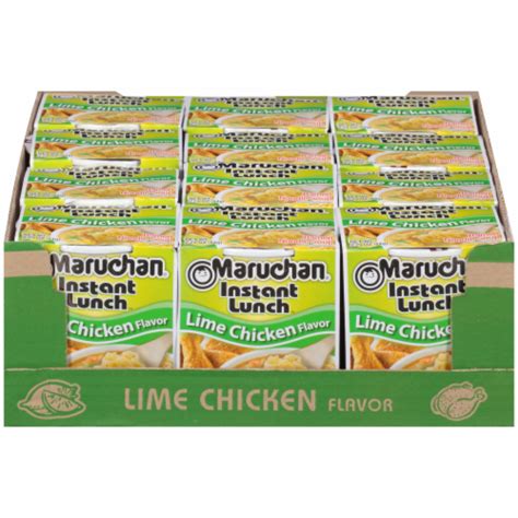 Maruchan Lime Chicken Flavor Ramen Noodle Cup 12 Ct 225 Oz Ralphs