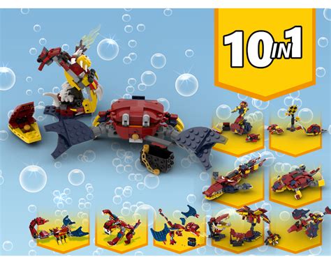 Lego mini sphinx get free instructions here: LEGO MOC-40339 31102 Alternative Build 10 in 1 | 7 MOCs ...