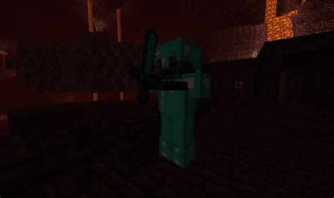 Wither Skeleton In A Diamond Armor Minecraft By Gunnarcool On Deviantart