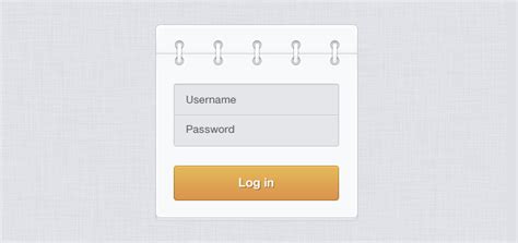 Log In Form Psd Free Psd Download Freeimages