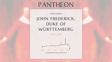 John Frederick, Duke of Württemberg Biography - Duke of Württemberg ...