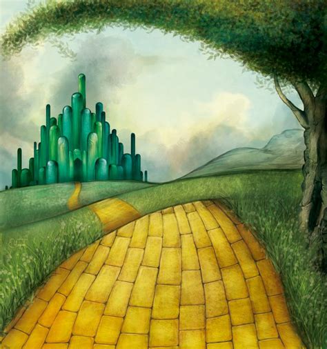 The Yellow Brick Road Wizard Of Oz Yellow Brick Road Land Of Oz