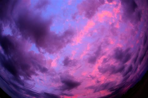 Pink And Purple Clouds Photography By John Holliger