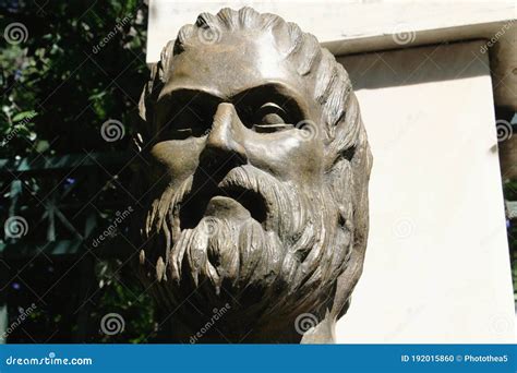Statue Of The Ancient Greek Dramatist Euripides Editorial Image Image