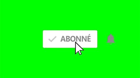 Abonne Toi Bouton Like Annimation Fond Vert Pour Vos Video Youtube