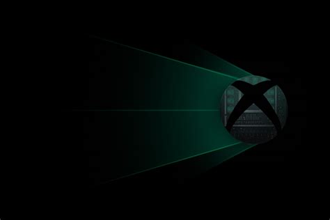 Xbox Series X Logo Black Background