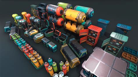 Sci Fi Objects Pack In Props Ue Marketplace