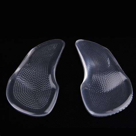 1 Pair Men Women Silicone Gel High Heels Arch Support Shoe Inserts Pad