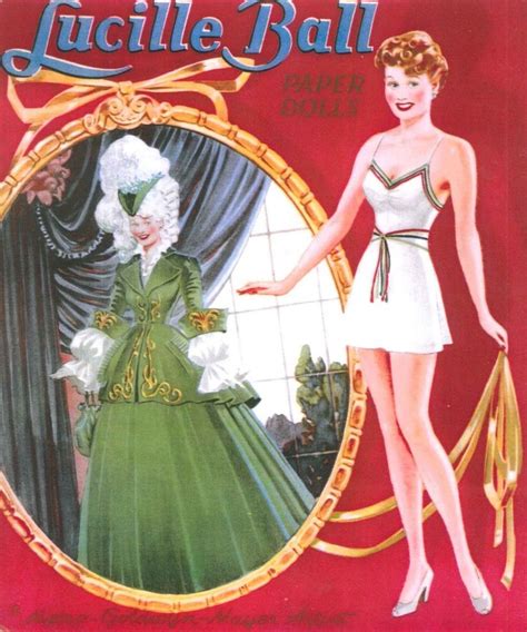Vintge Uncut 1943 Lucille Dubarry Paper Doll ~lasr Org Sz Reproductin