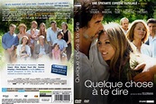 Jaquette DVD de Quelque chose a te dire - Cinéma Passion