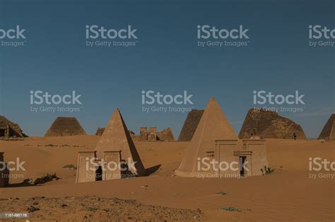 Meroe Pyramids Ancient City Sudan Stock Photo Download Image Now