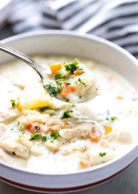 Check spelling or type a new query. Panera Inspired Easy Cream Of Chicken And Rice Soup ...