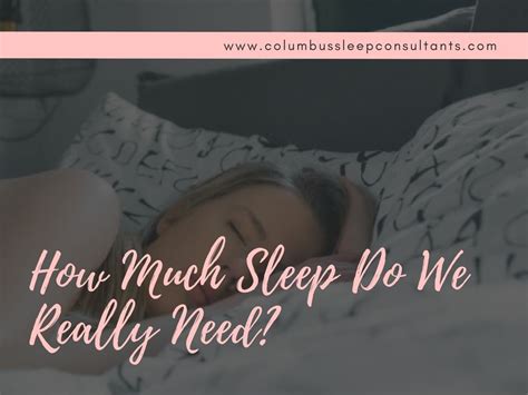 How Much Sleep Do We Really Need Check Out Here Bitly