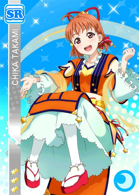 1234 Takami Chika Sr Idolized Chibi Girl Drawings Anime Love Cards