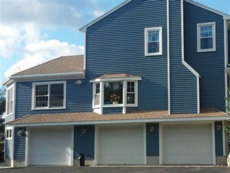 Pacific Blue Vinyl Siding Colonial Exterior House Colors Exterior