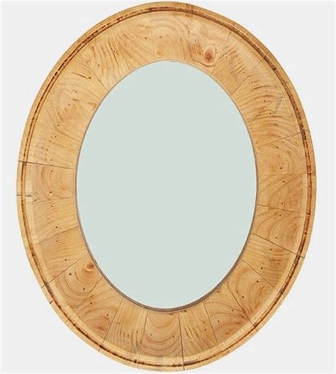 Wooden Frame Oval Mirror Oval Mirror Antique Farmhouse Wooden Frames