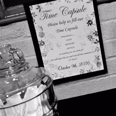 Wedding Day Time Capsule Open A New One Every Year Wedding Time