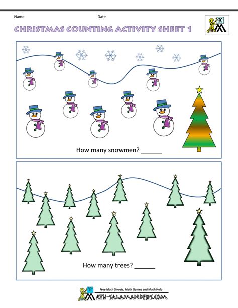 No Prep Winter Math And Literacy Kindergarten With Images Christmas