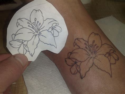 Flower Tattoo Outline By Campfens On Deviantart