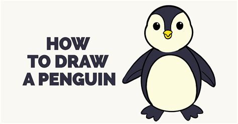 Cute animal drawings easy penguin. Penguin Cartoon Drawing at GetDrawings | Free download