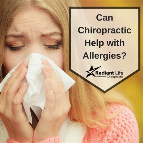 Can Chiropractic Help With Seasonal Allergies Radiant Life Chiropractic