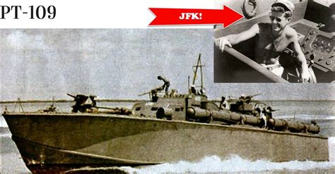 Jf Kennedys Pt 109 Towing A Wounded Crew Member To Safety With His