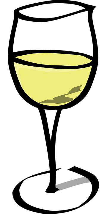 White Wine Glass Free Vector Graphic On Pixabay