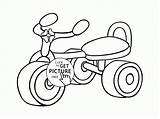 Coloring Bicycle Toddlers Printables Transportation Wuppsy Bike Printable Drawing Children Preschool Toddler Tags Getcolorings sketch template