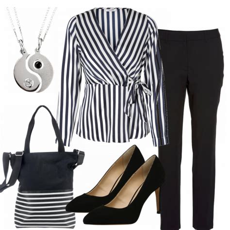 Stripes Outfit - Business Outfits bei FrauenOutfits.de | Outfit, Frauenoutfits, Outfit ideen