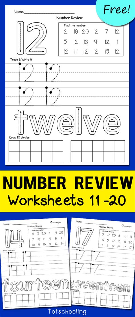 Number Matching 11 20 Worksheet Twisty Noodle Matching Numbers To 20
