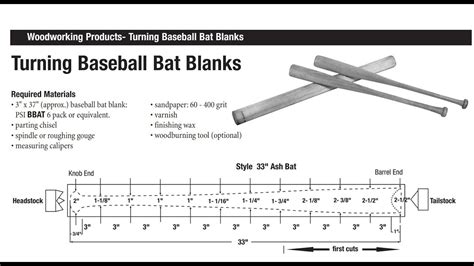 How To Make A File For Turning Wooden Baseball Bat Blanks With Wood