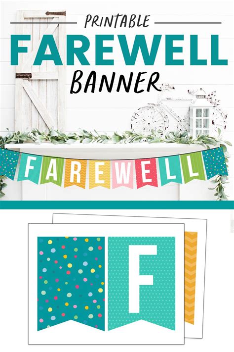 Farewell Banner Going Away Party Goodbye Party Lds Etsy Farewell