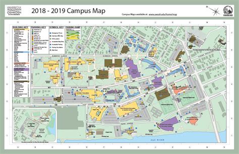 Uw Oshkosh Campus Map Verjaardag Vrouw 2020