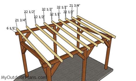 lean  carport roof plans myoutdoorplans