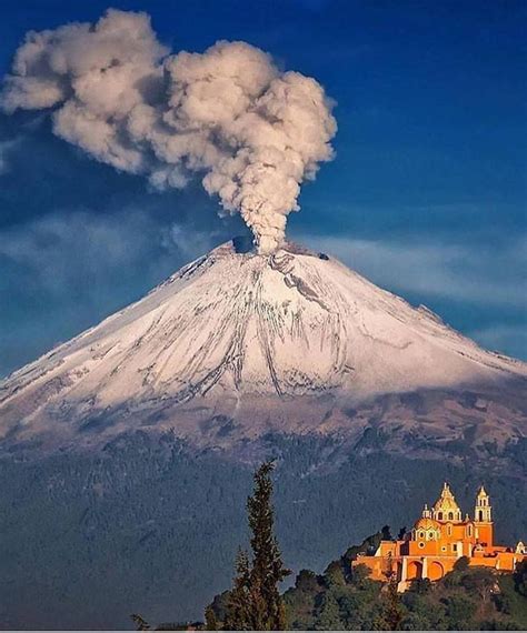 Popocatépetl Volcano Morelos Puebla Mexico Natural Landmarks