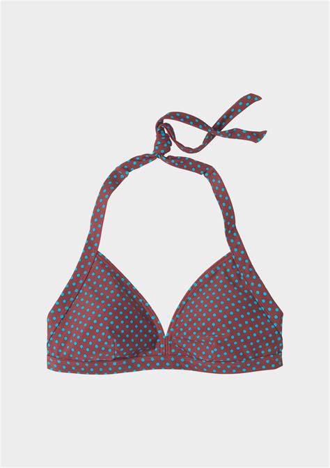 Toast Polka Dot Bikini Top In Red Lyst