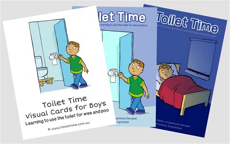 Boys Toilet Time Set A Story For Boys Learning To Use The Toilet For