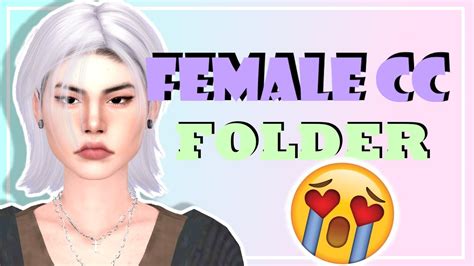 Female Cc Folder And Sim Download 😍the Sims 4the African Simmer