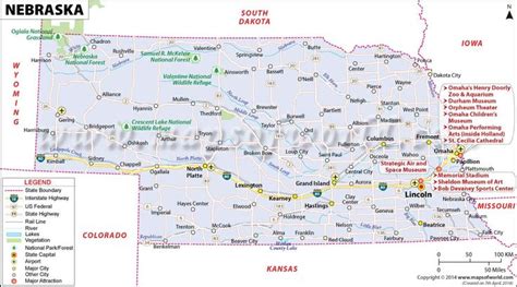 Nebraska Map Ne Pinterest