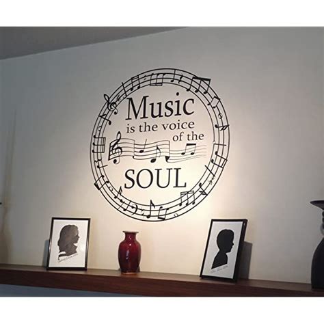 Music Is The Voice Of The Soul Wall Decal