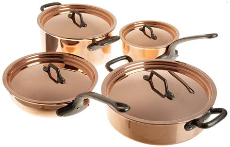 cookware copper sets professional kitchen piece bourgeat
