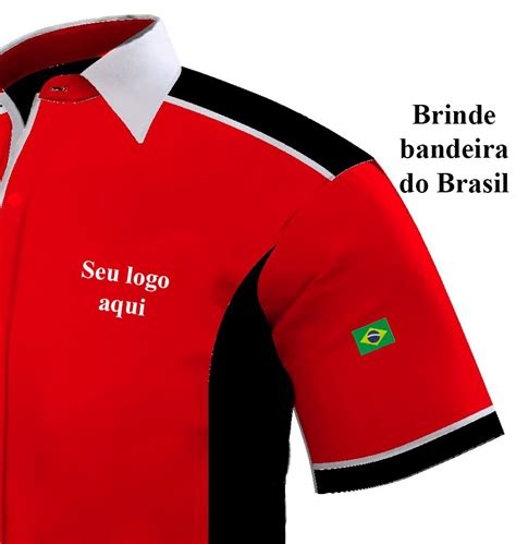 Camisa Masculina Personalizada Lindo Modelo Para Uniformes Kit C