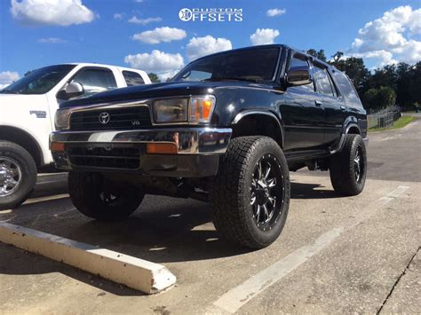 1994 toyota 4runner with 20x9 1 fuel throttle and 33/12.5r20 toyo tires