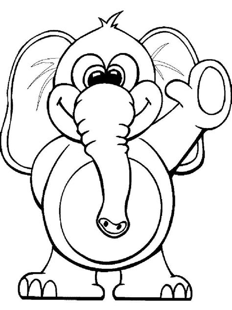 Cartoon Animal Coloring Pages Free Printable Cartoon Animal Coloring
